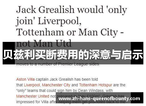 贝兹利买断费用的深意与启示